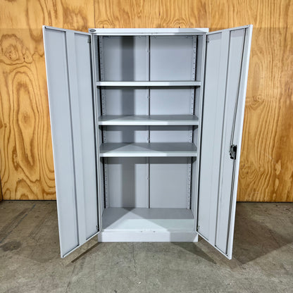 SureFile Two Door Stationery Cabinet in Light Grey