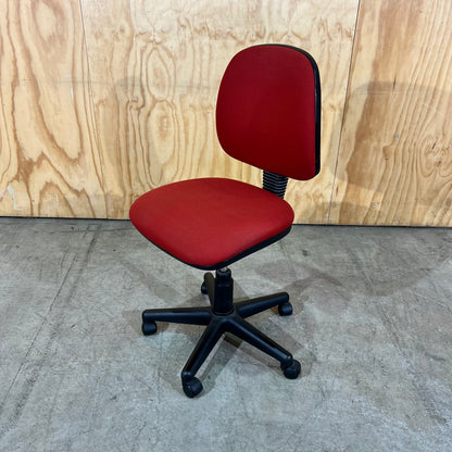 Red Upholstered Task Chair