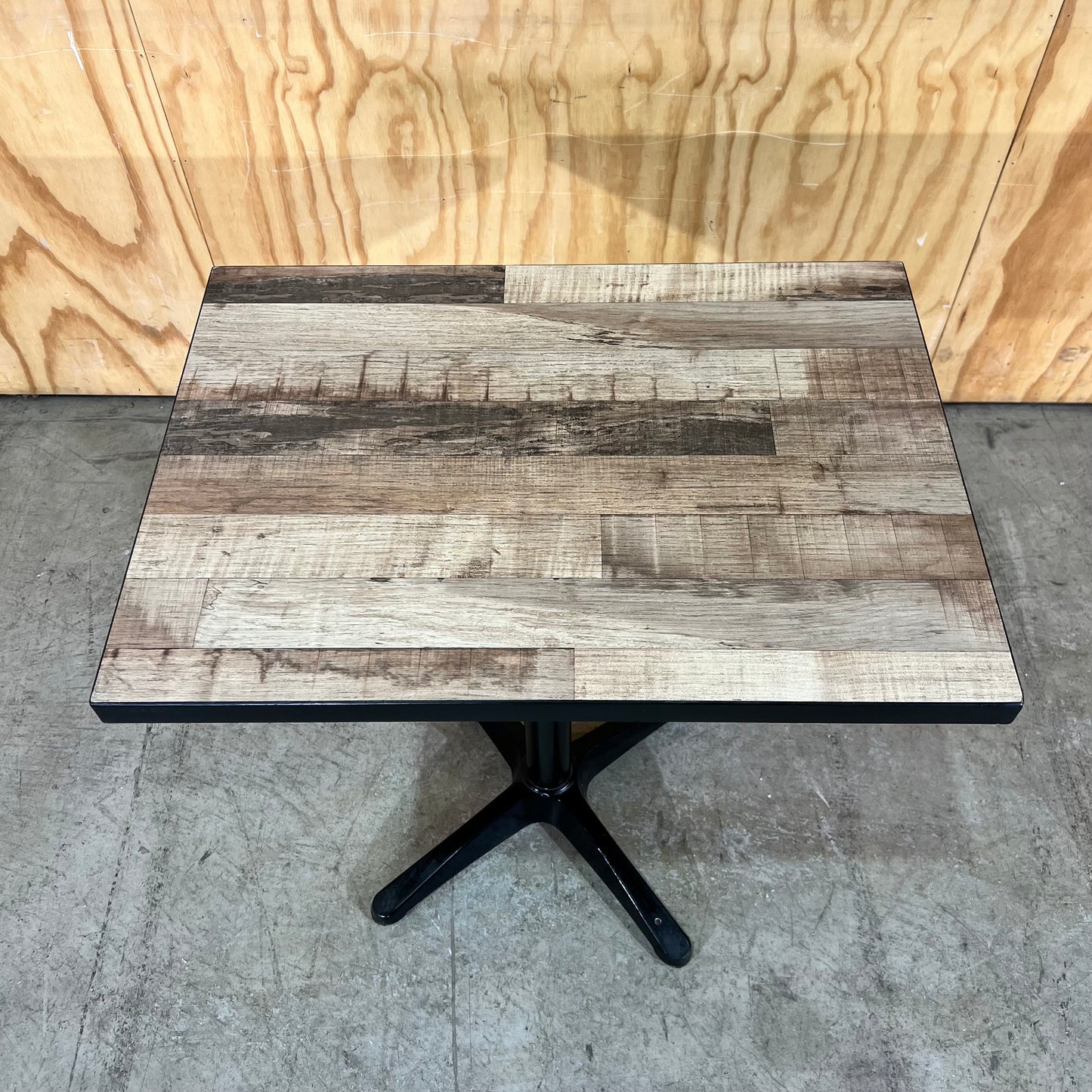 Reclaimed Wood Look Bistro Table