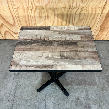 Reclaimed Wood Look Bistro Table