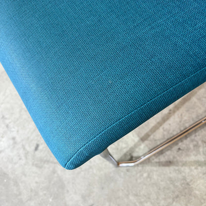 Mark Perry Teal Stackable Sled Chair