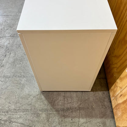 White Modular Office Cupboard (missing handles)