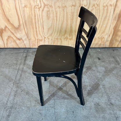Black Timber Bentwood Schoolhouse Chair