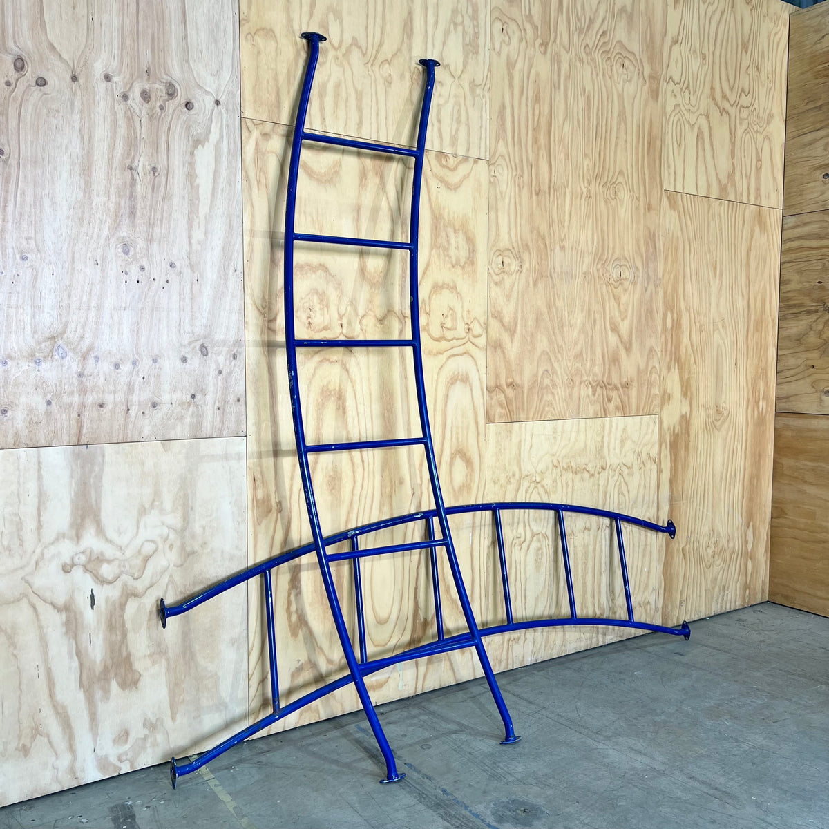 Set of Blue Metal Playground Bridge Sides