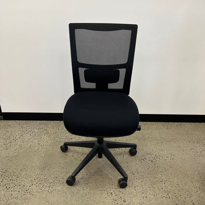 Chair Solutions Team Air: Executive Black Mesh-back Office Chair
