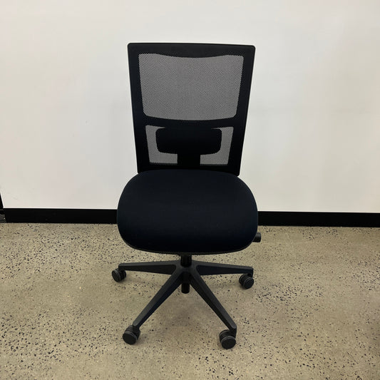 Chair Solutions Team Air: Executive Black Mesh-back Office Chair