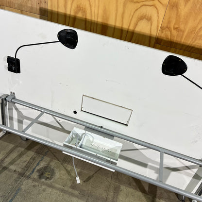 Large White Flip Table with Power Box