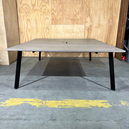 Commercial Boardroom Table with Cable Box - 10 Seater