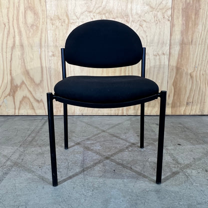Black Fabric Visitor Chair