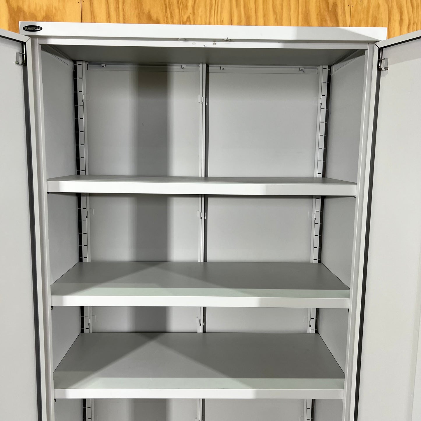 SureFile Two Door Stationery Cabinet in Light Grey