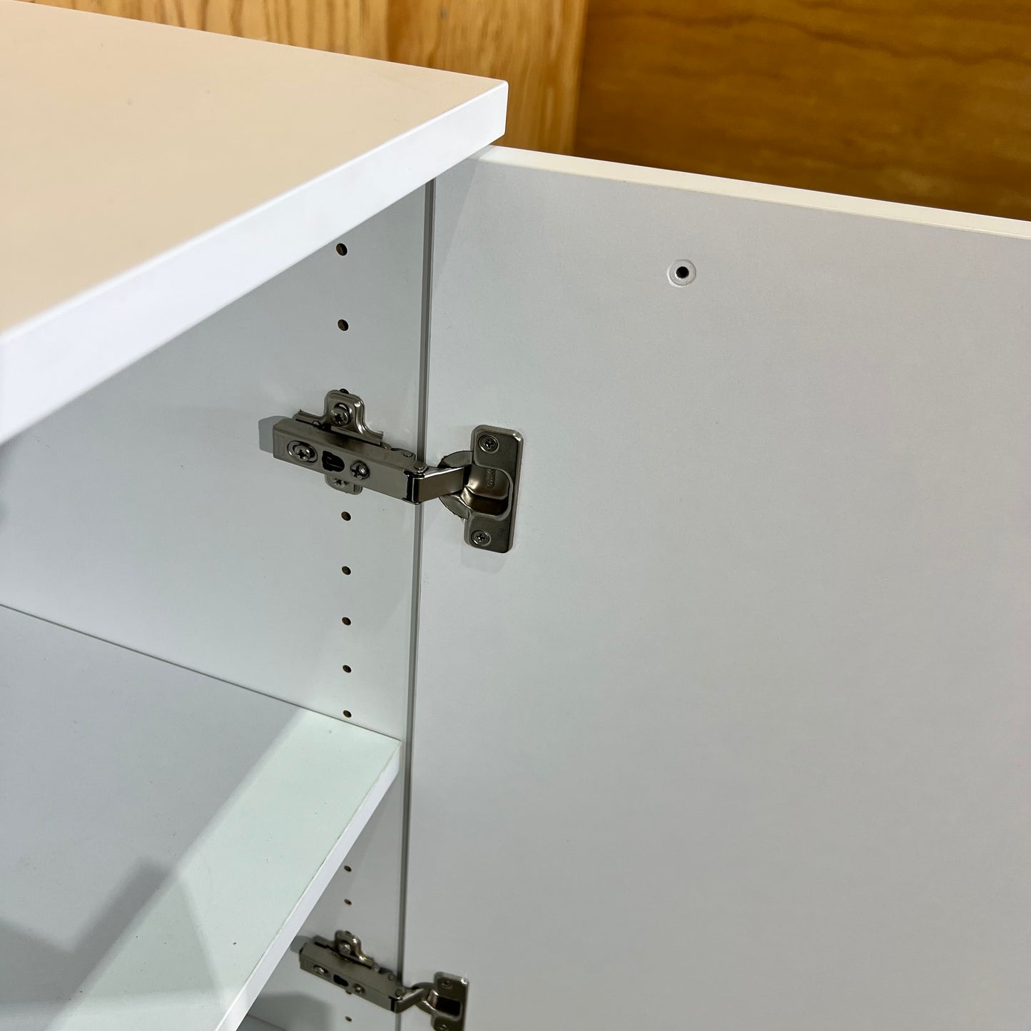 White Modular Office Cupboard (missing handles)