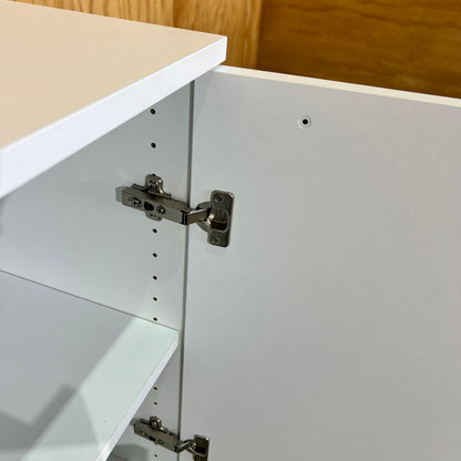 White Modular Office Cupboard (missing handles)