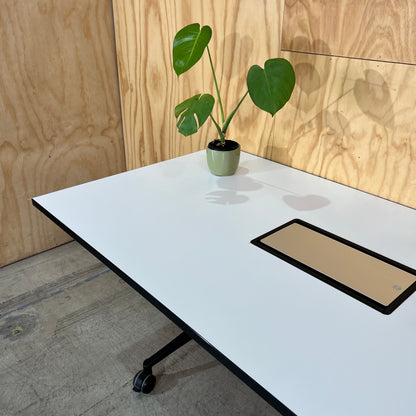Thinking Works U.R Meeting Table on Castors with Cable Management