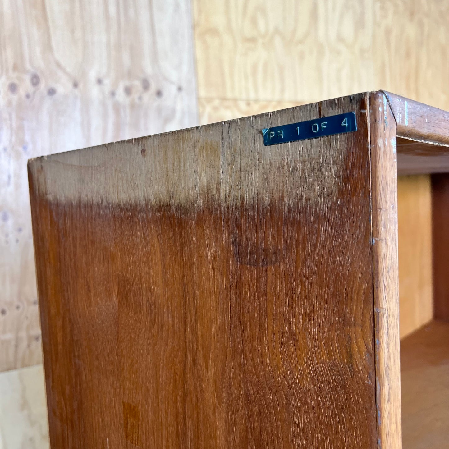 Wide Timber Bookshelf