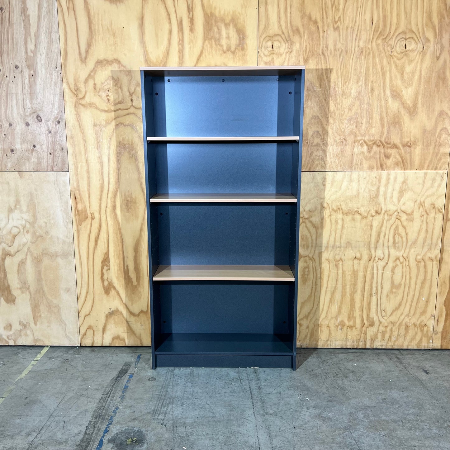 Ash & Slate Veneer Bookshelf