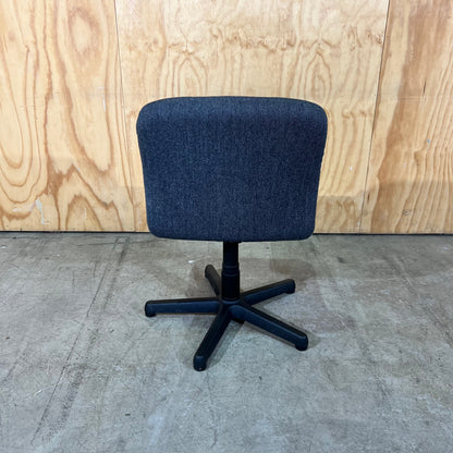 Commerical Grey Upholstered Task Chair without Arms