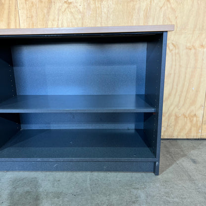 Open Timber and Slate Laminate Sideboard