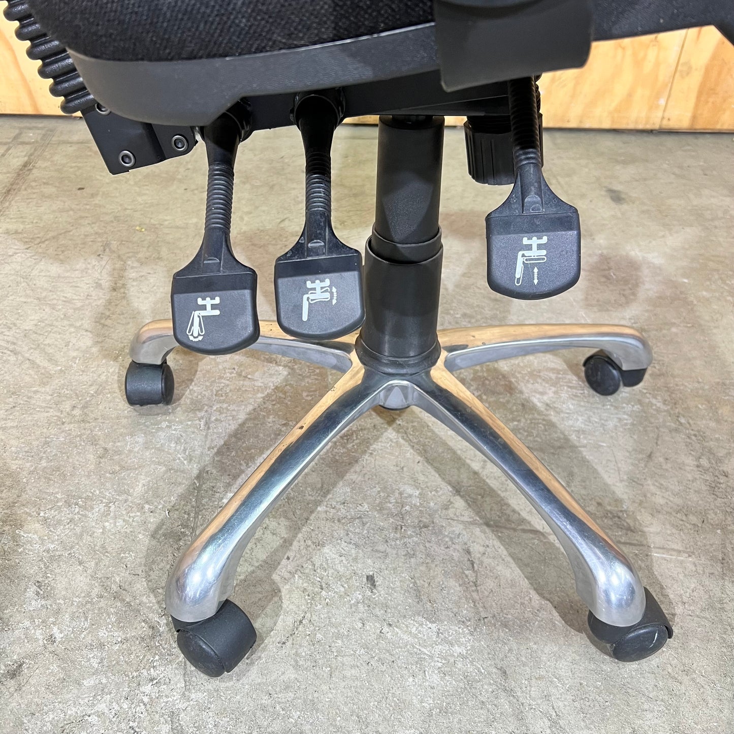 Black Upholstered Task Chair