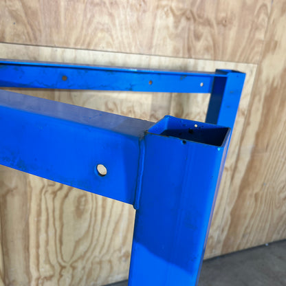 Set of Blue Metal Playground Posts