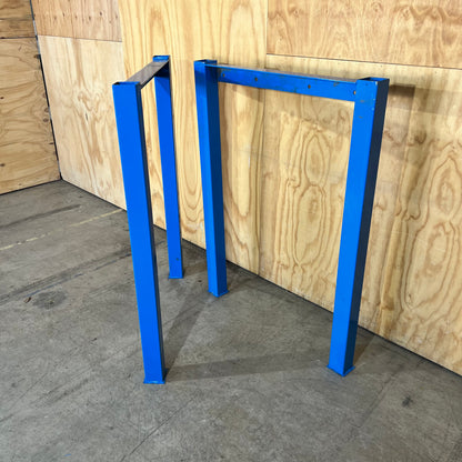 Set of Blue Metal Playground Posts