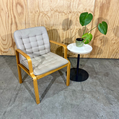 Kinnarps 1980s Scandinavian Bentwood Armchair