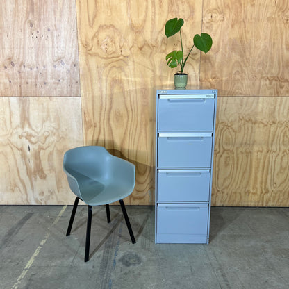 Light Grey Metal Filing Cabinet