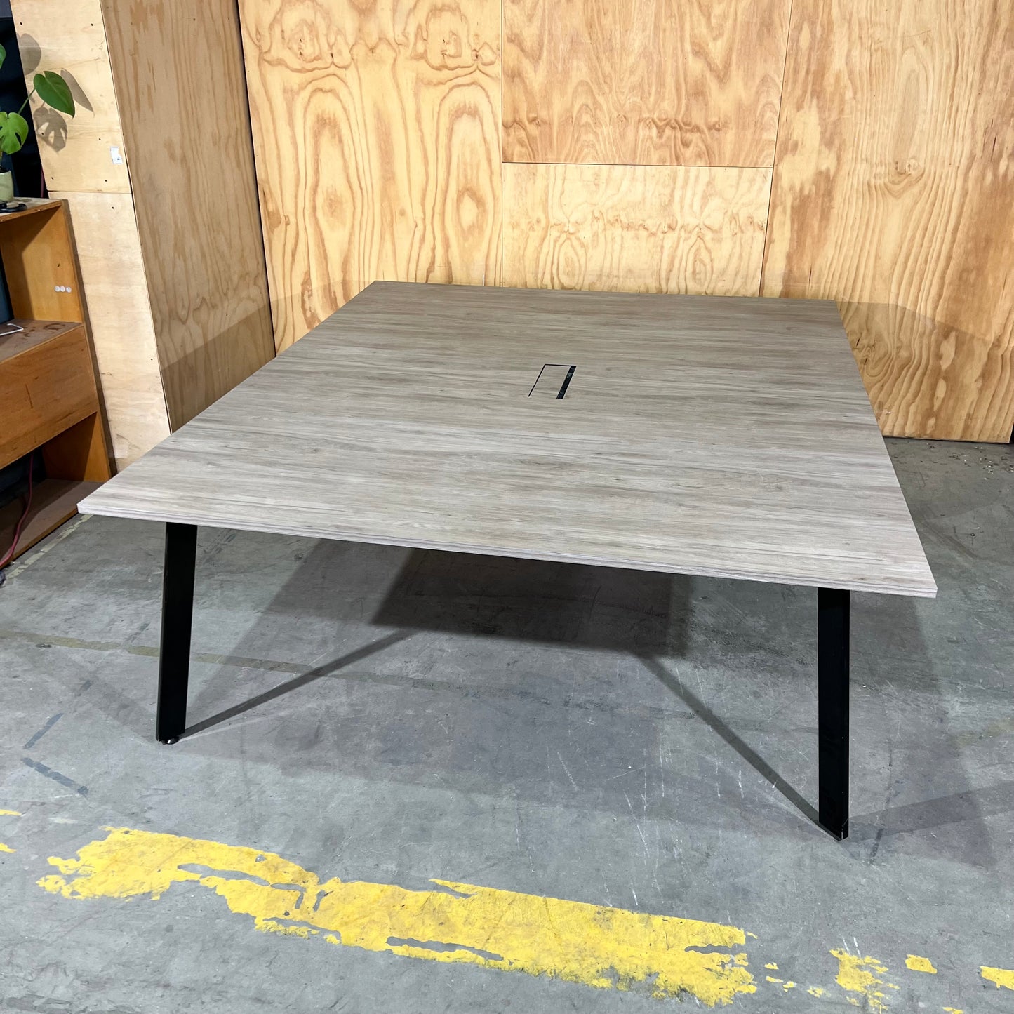 Commercial Boardroom Table with Cable Box - 10 Seater