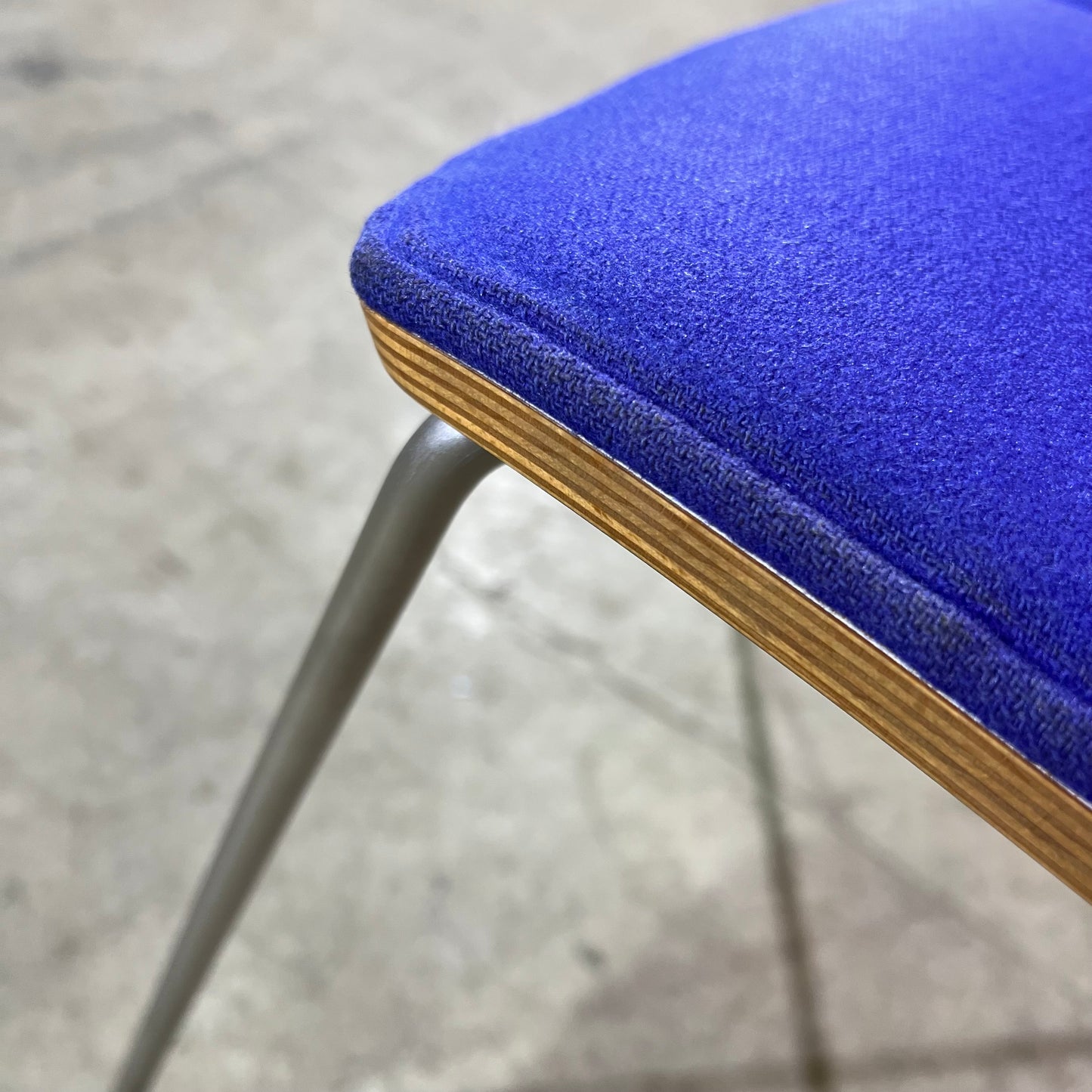 Schamburg Alvisse Miles Side Chair in Blue