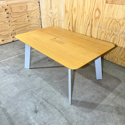 Executive Boardroom Meeting Table with Integrated Power Port