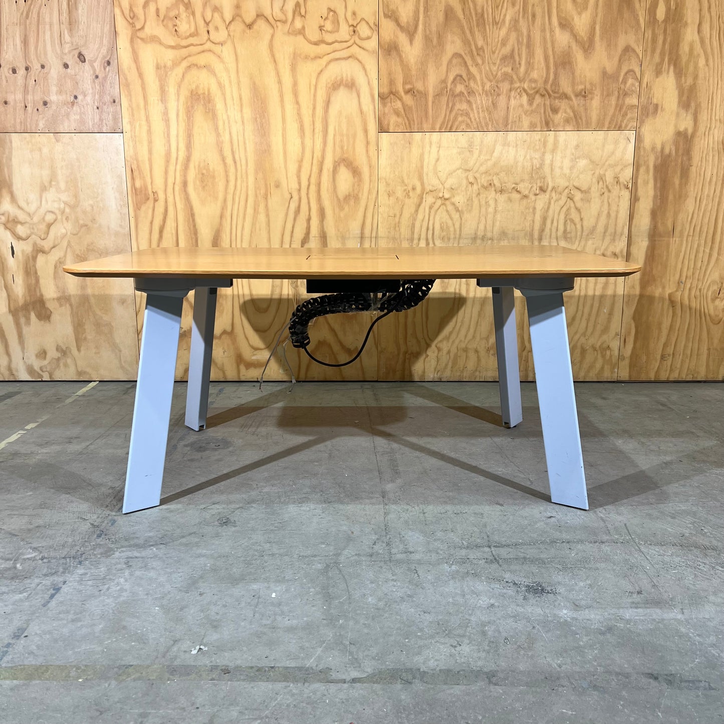 Executive Boardroom Meeting Table with Integrated Power Port
