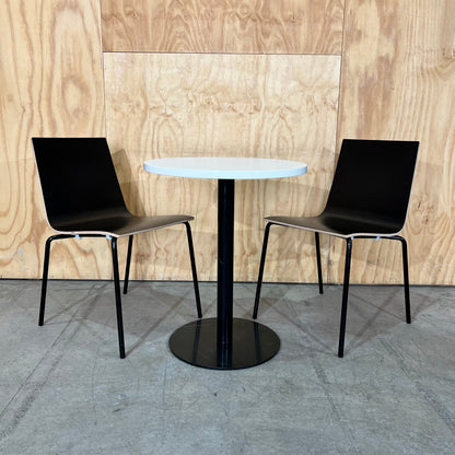 Black Plywood Stacking Chair