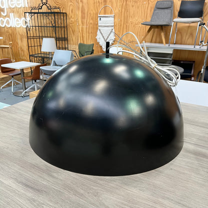 Dome Metal Pendant Light in Black Matte Finish