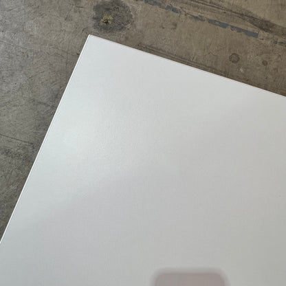 White flip top desk