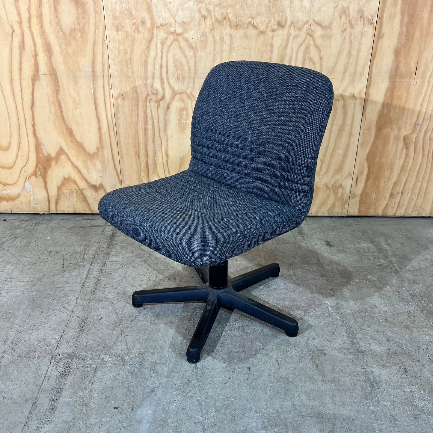 Commerical Grey Upholstered Task Chair without Arms