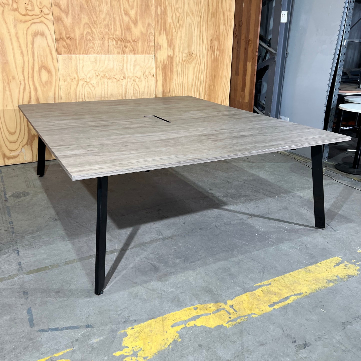 Commercial Boardroom Table with Cable Box - 10 Seater