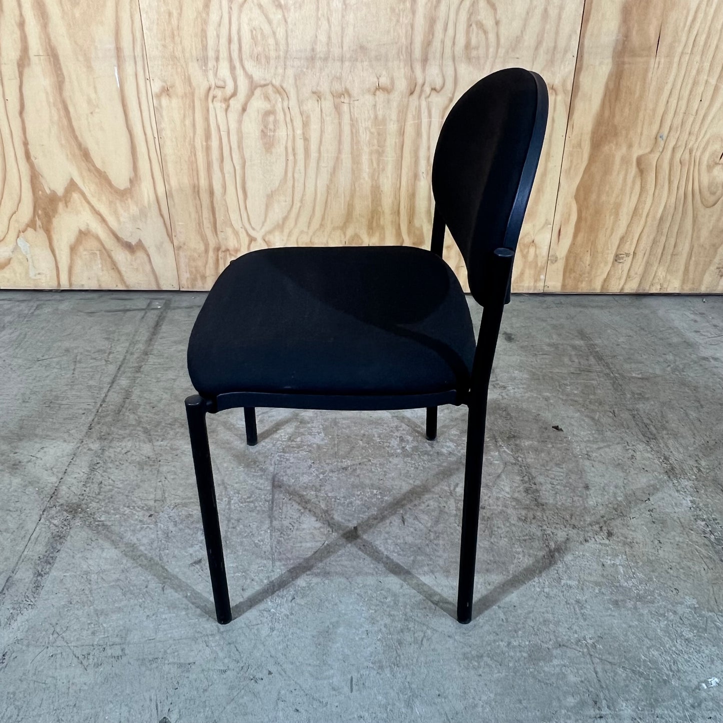 Black Fabric Visitor Chair