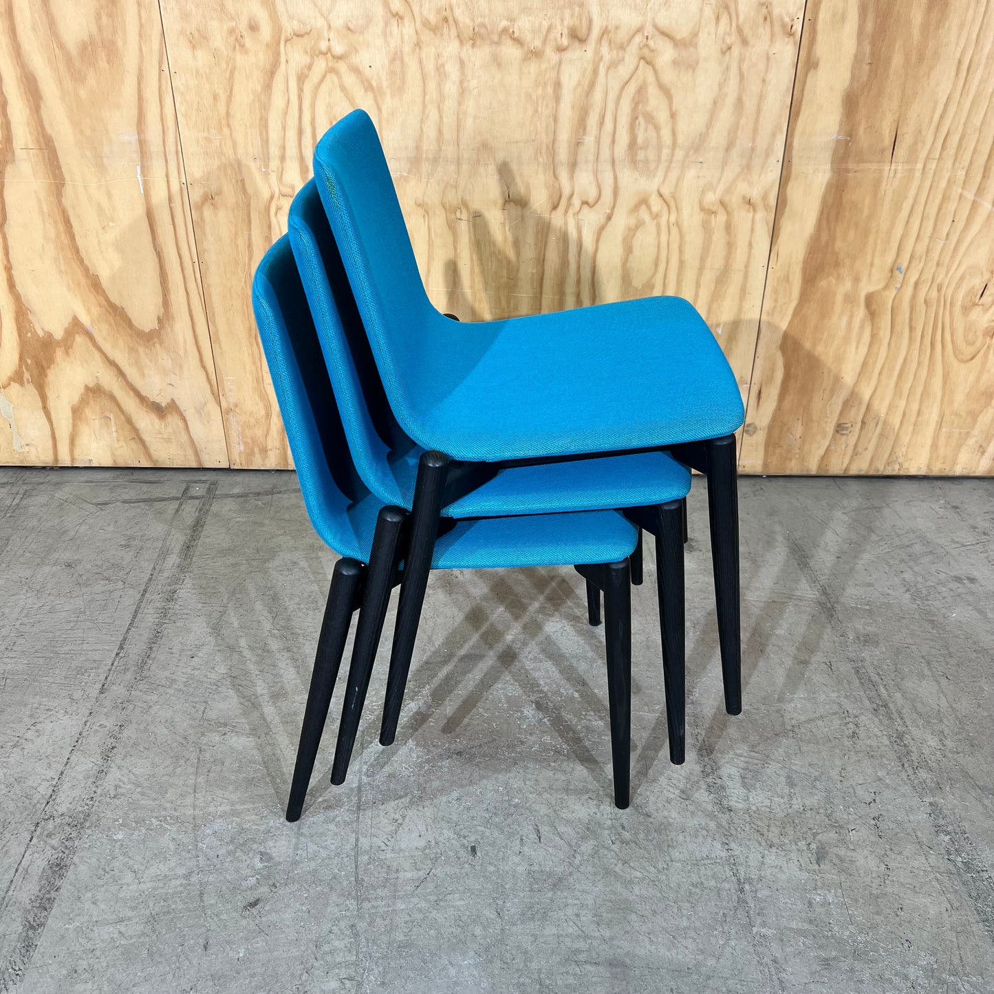Malmö Chair by Pedrali in Teal