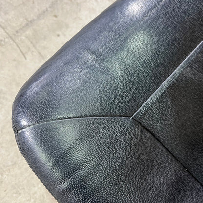 Stateline Leather-Look Executive Chair in Black