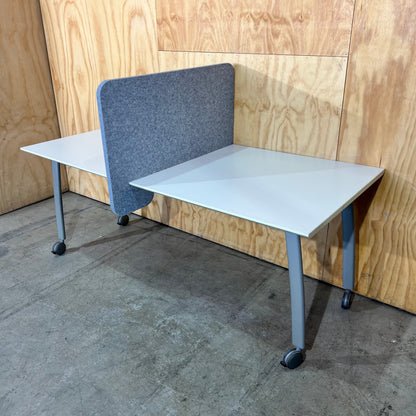 Grey Felt Desk Divider