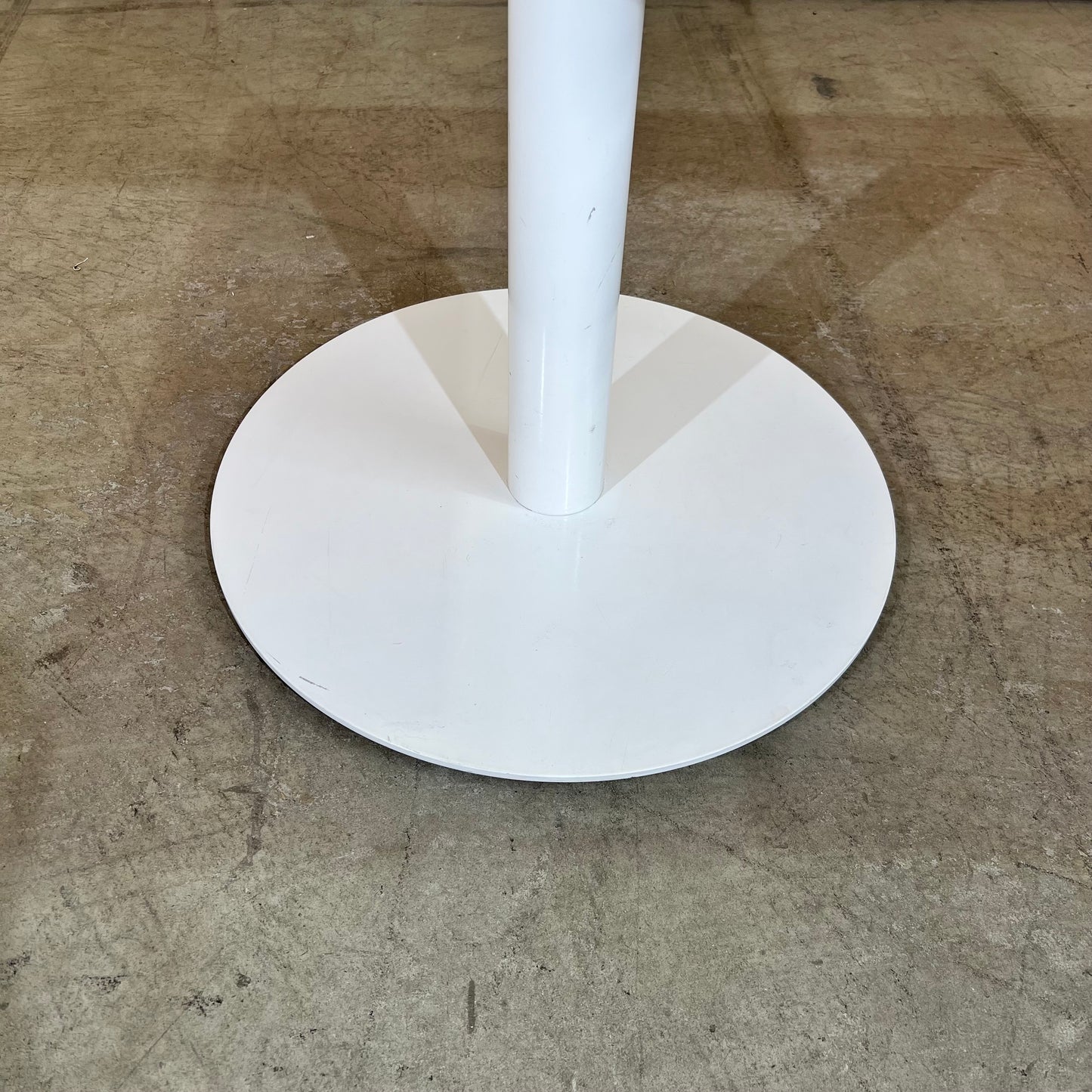 Square Table in White Laminate