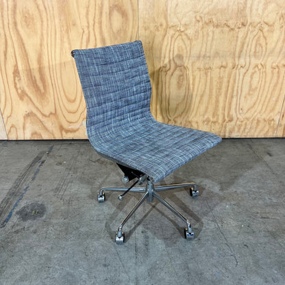 Grey Upholstery and Chrome Task Chair