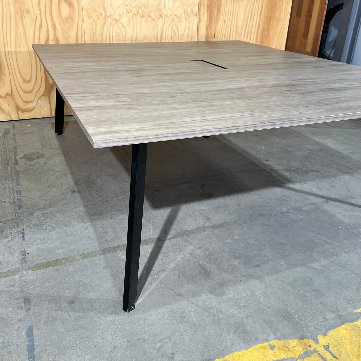 Commercial Boardroom Table with Cable Box - 10 Seater