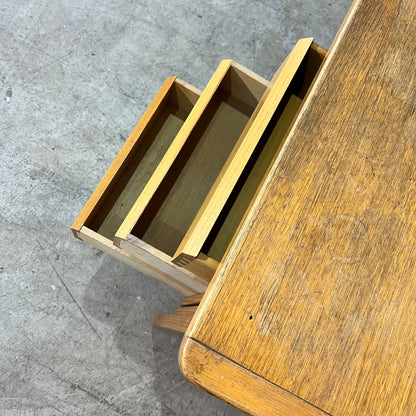 Mid Century Desk with three drawers