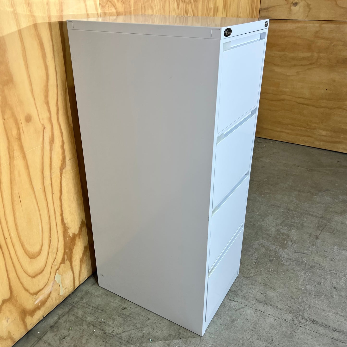 Mercury Light Grey Metal Filing Cabinet