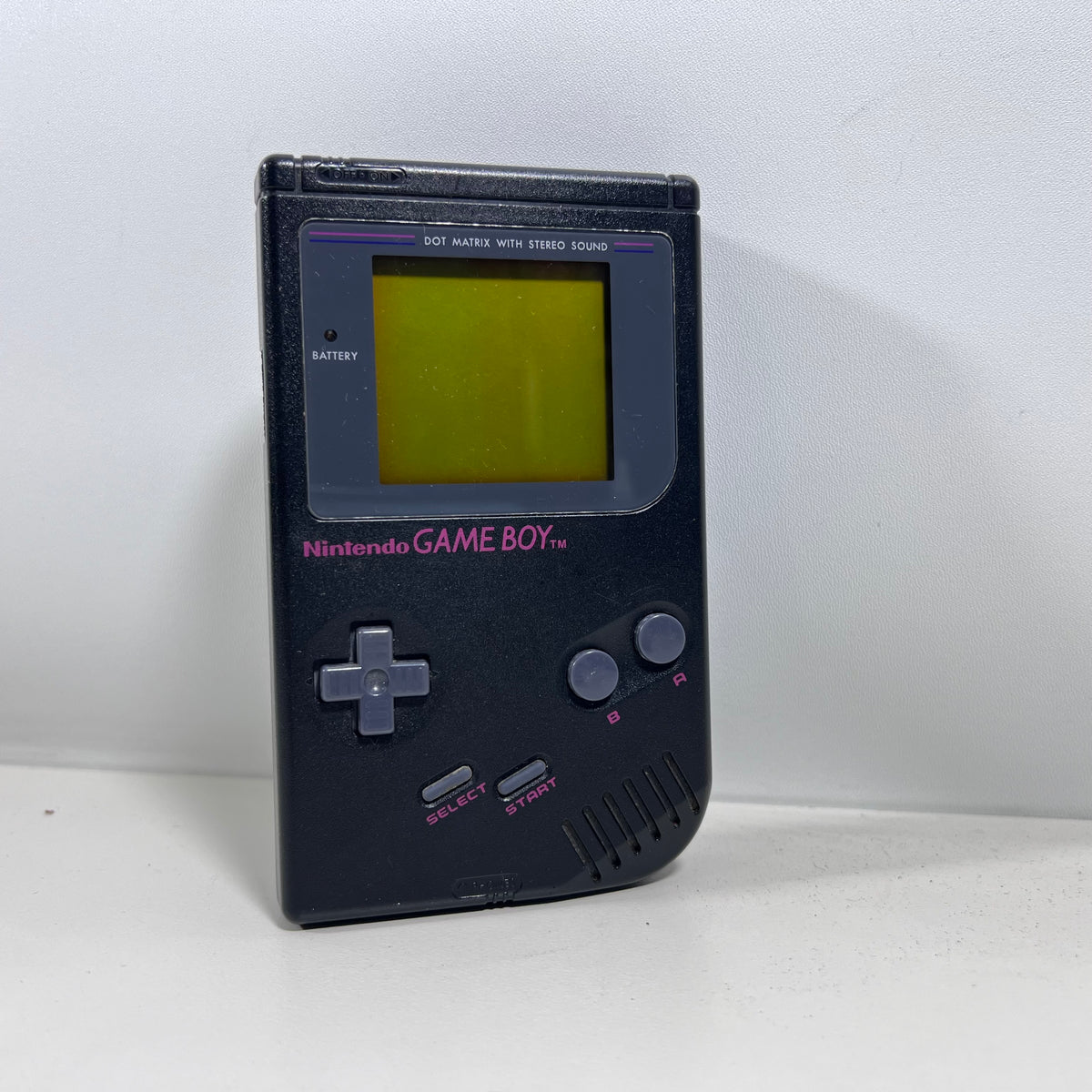 Original Nintendo Game Boy (DMG-01) Deep Black - Bundle With 4 Games & Case