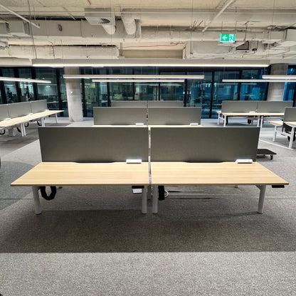 Haworth HAT Elements Electric Sit Stand Double Desk