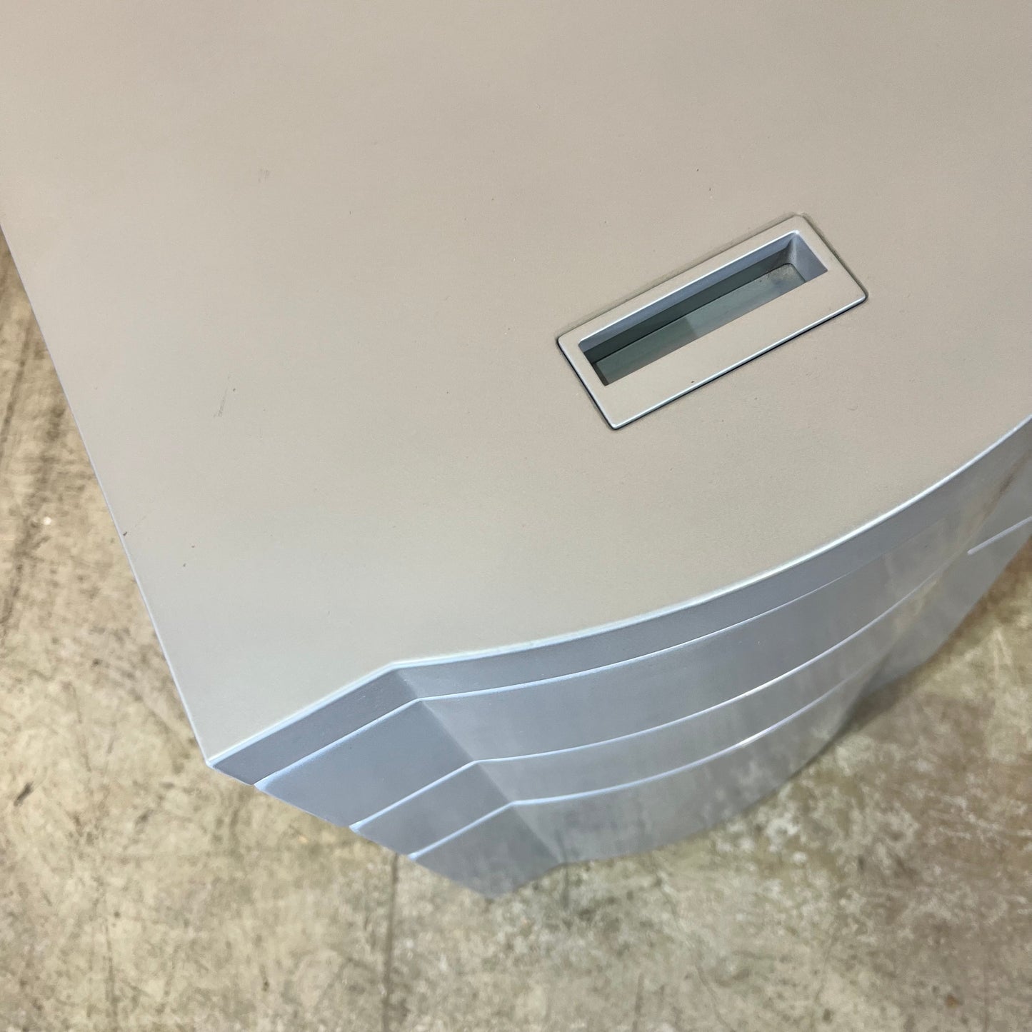 Silver Sloped 3 Drawer Pedestal