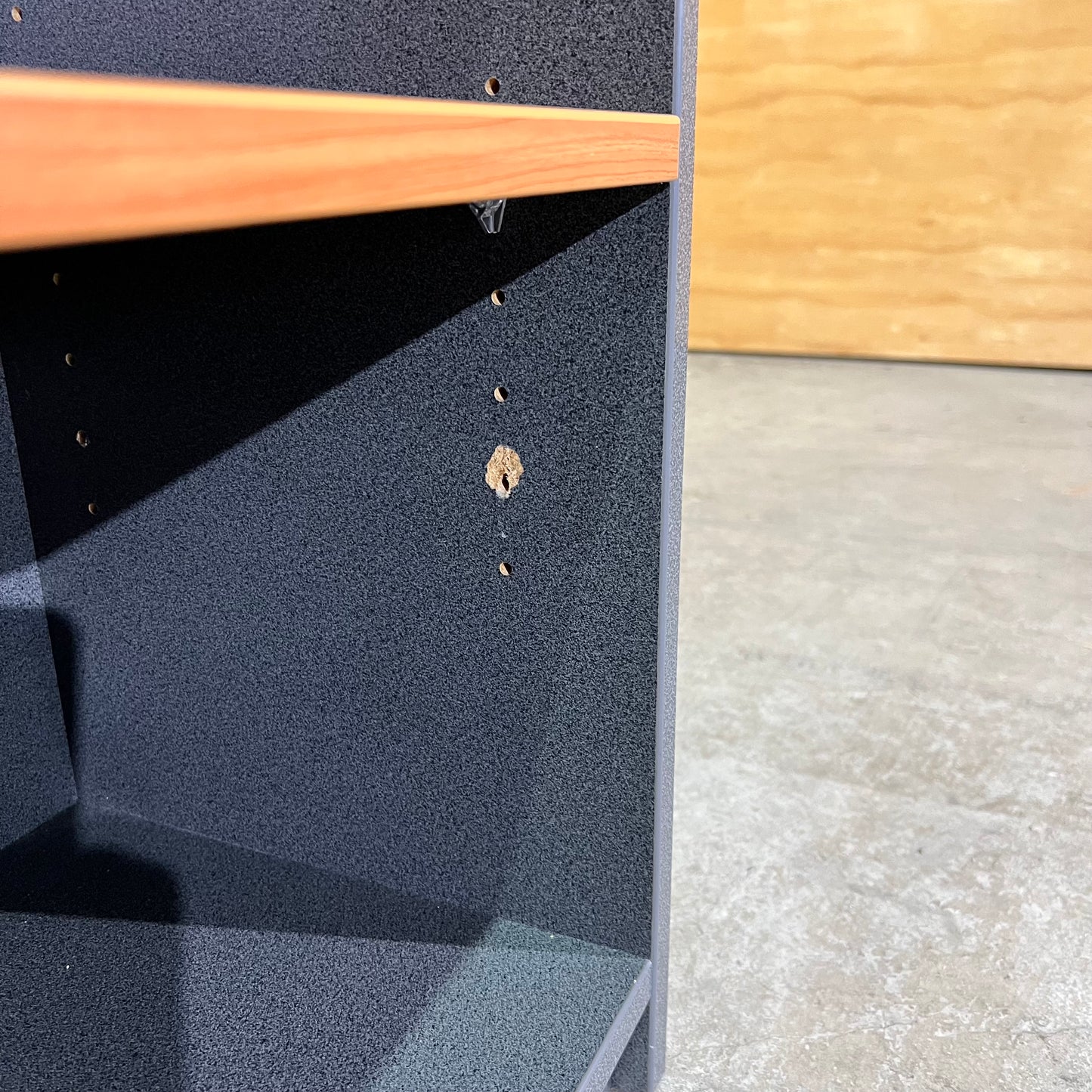 Timber and Slate Laminate Bookshelf