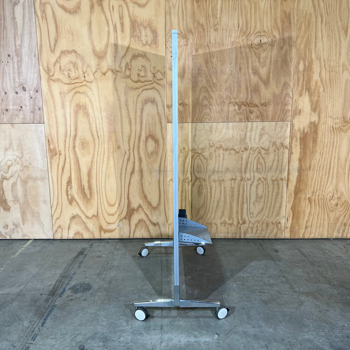 Freestanding Whiteboard and Felt Pin Board on Wheels