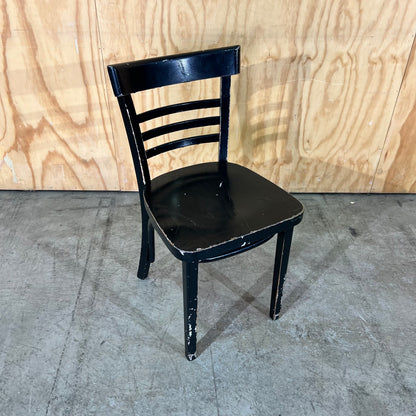 Black Timber Bentwood Schoolhouse Chair